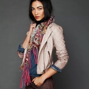 Free people vegan leather bomber